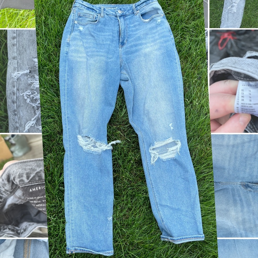 American eagle mom jeans